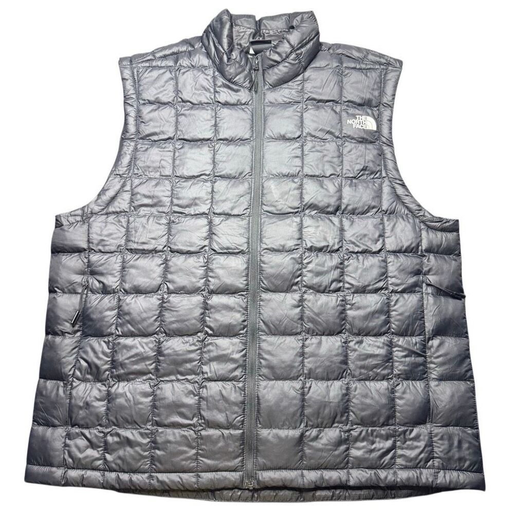 The North Face Ecoball Black Puffer Vest Men’s XL Full Zip